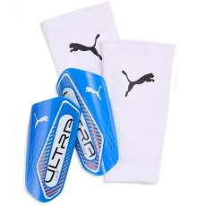 Щитки Puma ULTRA Light Sleeve розмір M (зріст 135-155 см), біло-голубі