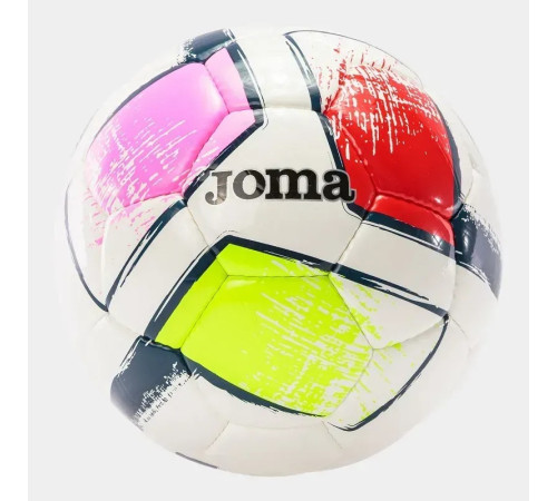 М'яч футбольний Joma DALI II розмір 4, біло-червоний