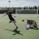 Тренажер футбольний 3 в 1 Flick Rebounder Urban Skills Trainer, чорно-помаранчевий