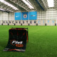 Тренажер футбольний 3 в 1 Flick Rebounder Urban Skills Trainer, чорно-помаранчевий