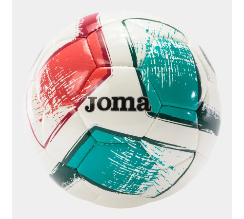 М'яч футбольний Joma DALI II білий, мультиколор розмір 4, біло-червоний