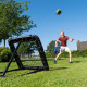 Сітка тренувальна для футболу EXIT Kickback Rebounder L 124 х 124 см, чорна