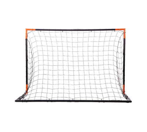 Ворота футбольні NILS BR8180 180 × 120 × 60 см, чорно-помаранчевий