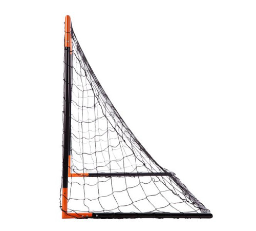 Ворота футбольні NILS BR8180 180 × 120 × 60 см, чорно-помаранчевий