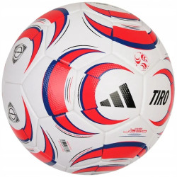 Футбольний м'яч Adidas Tiro League Junior, розмір 4 біло-червоний