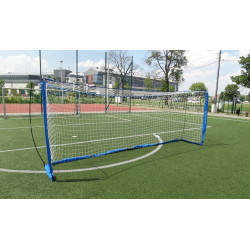 Ворота футбольні YakimaSport UNI 500 х 200 см, синьо-білі