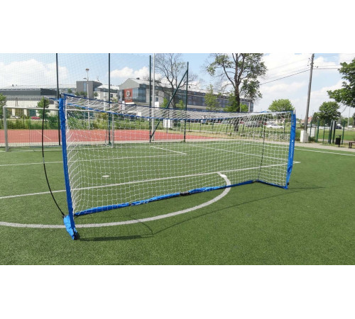 Ворота футбольні YakimaSport UNI 500 х 200 см, синьо-білі