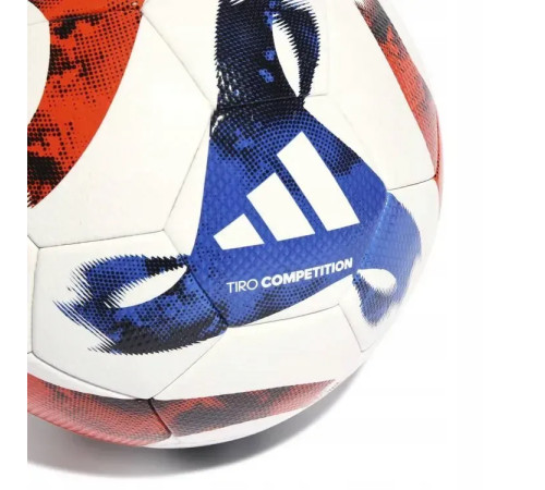 Футбольний м'яч Adidas TIRO Competition розмір 5, біло-червоний