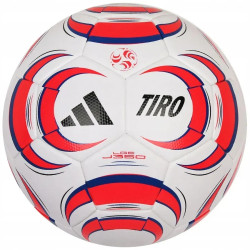 Футбольний м'яч Adidas Tiro League Junior, розмір 5, біло-червоний