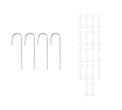 Ворота футбольні NILS BR8182 180 х 120 х 60 см, білі