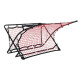 Сітка тренувальна для футболу P2I SOCCER REBOUNDER з поясом тренувальним P2I Football Trainer , чорно-червоний