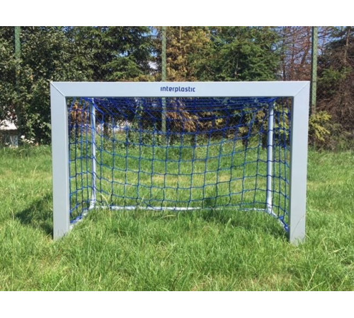 Ворота футбольні Interplastic 120 х 80 см, сірі