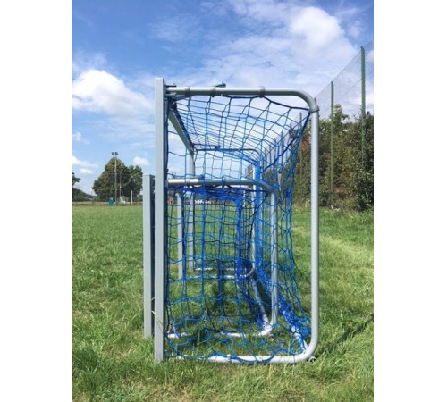 Ворота футбольні Interplastic 120 х 80 см, сірі