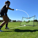 Ворота футбольні QUICKPLAY TEKKERS Football Ball Rebounder 150 x 100 см, чорні