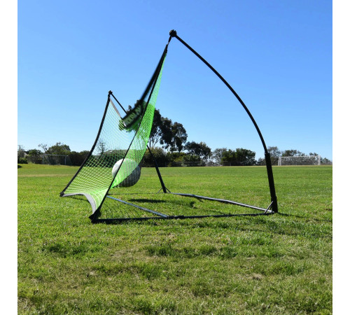Ворота футбольні QUICKPLAY TEKKERS Football Ball Rebounder 150 x 100 см, чорні