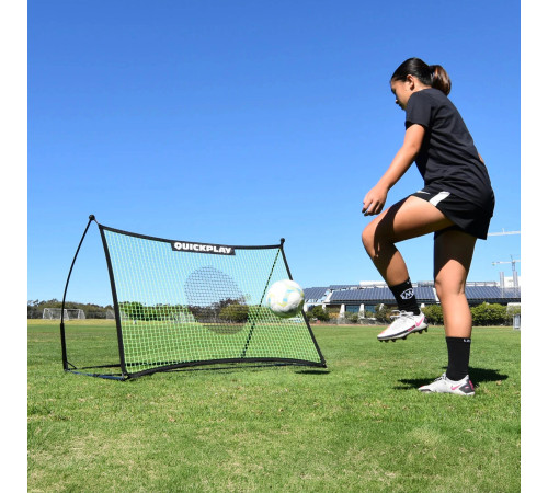 Ворота футбольні QUICKPLAY TEKKERS Football Ball Rebounder 150 x 100 см, чорні