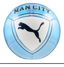 М'яч футбольний Puma MCFC CULTURE Ball розмір 5, біло-синій