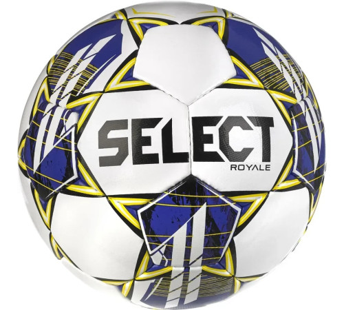 М'яч футбольний Select ROYALE FIFA v23 розмір 5, біло-фіолетовий