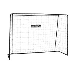 Ворота футбольні HUDORA Soccer Goal Solid 213 х 152 см, чорні