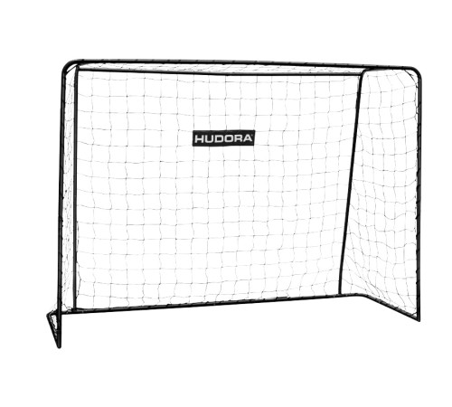 Ворота футбольні HUDORA Soccer Goal Solid 213 х 152 см, чорні