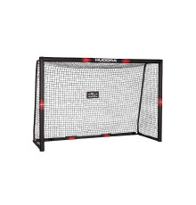 Ворота футбольні Hudora Pro Tect 240 x 160 см, чорні