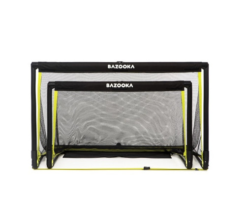 Ворота футбольні BAZOOKAGOAL 150 х 90 см, чорно-жовті