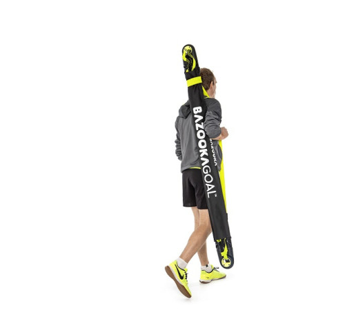 Ворота футбольні BAZOOKAGOAL 150 х 90 см, чорно-жовті