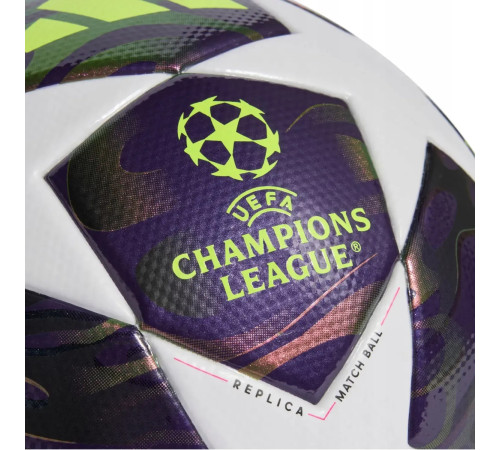 Футбольний м'яч Adidas UCL League 2026 Budapest, розмір 5 різнокольоровий