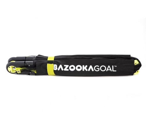 Ворота футбольні BAZOOKAGOAL XL 180x90, чорно-жовті