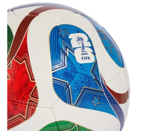 Футзальний м'яч Adidas FIFA World Cup 26 Trionda Sala Pro розмір 4, біло-червоний