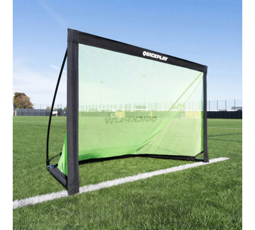 Ворота футбольні Quickplay Kickster Pro 150 х 100 см, чорно-зелені