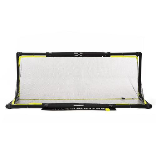 Ворота футбольні BazookaGoal 200 х 75 см, чорно-жовті