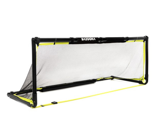 Ворота футбольні BazookaGoal 200 х 75 см, чорно-жовті