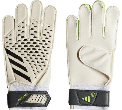 Рукавички воротарські Adidas Predator Training IA0874 р. 10, біло-чорні