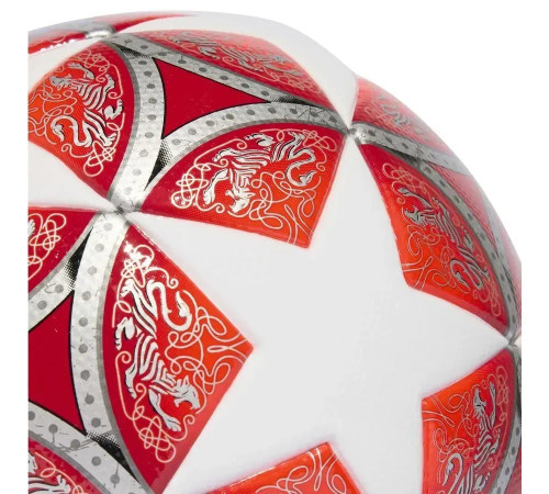 Футбольний м'яч Adidas Womens UCL League 25/26 Oslo, розмір 4 біло-червоний