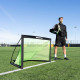 Ворота футбольні Quickplay Kickster Pro 120 х 80 см, чорно-зелені