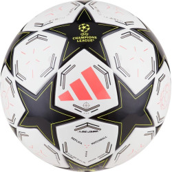 М'яч футбольний Adidas UCL League J290 IX4058 розмір 4, біло-чорний