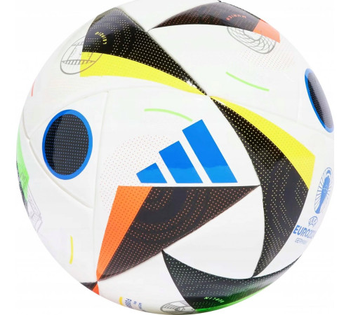 М'яч футбольний Adidas Euro24 Mini Fussballliebe розмір 1, біло-чорний М'яч футбольний Adidas Euro24 Mini Fussballliebe розмір 1, біло-чорний