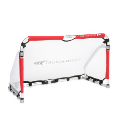 Ворота футбольні YakimaSport Academy 155 x 95 см, червоно-білі