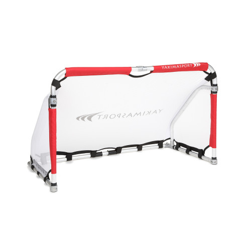 Ворота футбольні YakimaSport Academy 155 x 95 см, червоно-білі