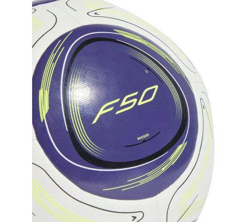 М'яч футбольний Adidas Messi Training JG3872 розмір 5, біло-синій М'яч футбольний Adidas Messi Training JG3872 розмір 5, біло-синій