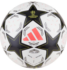 М'яч футбольний Adidas UCL League J350 IX4059 розмір 4, біло-чорний
