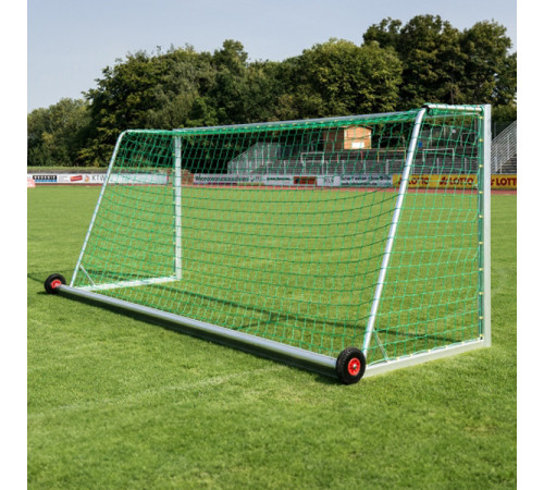 Футбольні ворота SPORTPOLAND Eco Safety Goal 500 х 200 см, сірі
