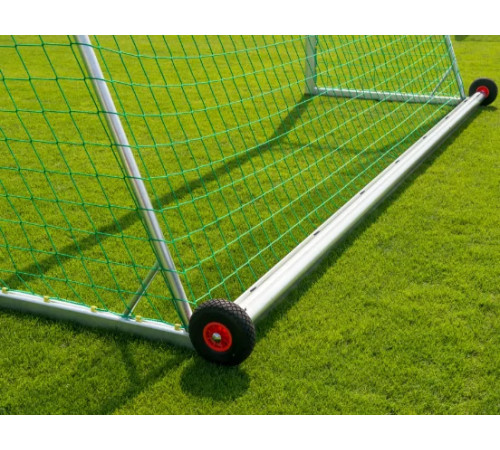 Футбольні ворота SPORTPOLAND Eco Safety Goal 500 х 200 см, сірі