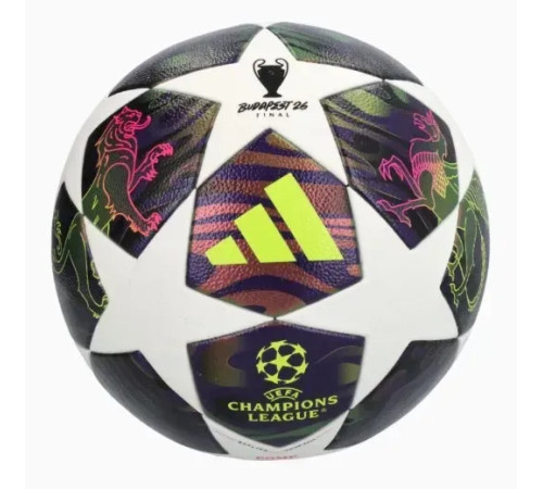 Футбольний м’яч adidas UCL Finale Competition розмір 4 біло-фіолетовий
