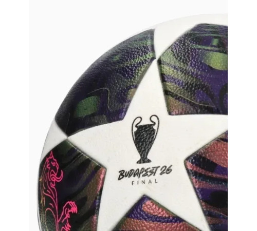 Футбольний м’яч adidas UCL Finale Competition розмір 4 біло-фіолетовий