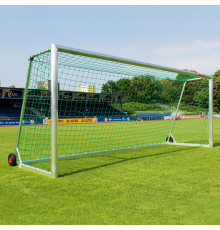 Ворота футбольні SPORTPOLAND Eco Goal 500 х 200 см, сірі