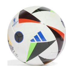 М'яч футбольний Adidas Euro 2024 Fussballliebe IN9366 розмір 5, біло-чорний