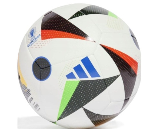 М'яч футбольний Adidas Euro 2024 Fussballliebe IN9366 розмір 5, біло-чорний