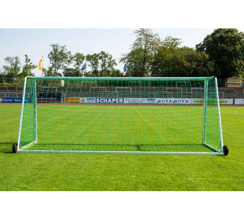 Футбольні ворота SPORTPOLAND Eco Goal 732 х 244 см, сірі